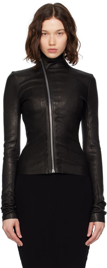 Jakke Rick Owens Rick Owens Gary Leather Jacket Sort | RP02E4701 LSV, 0