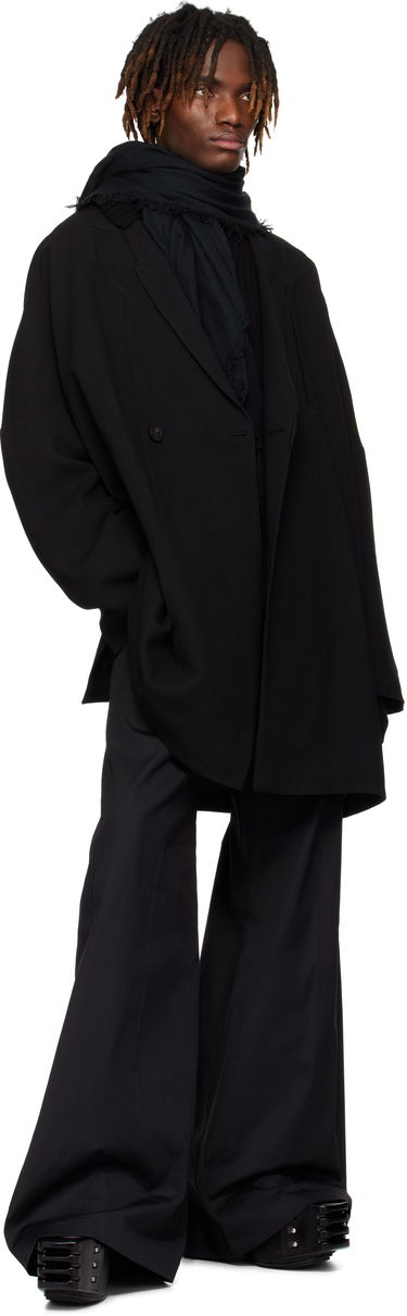 Frakker Rick Owens Rick Owens Oversized Arrowhead Jacket Sort | RU01E5751 WA, 3
