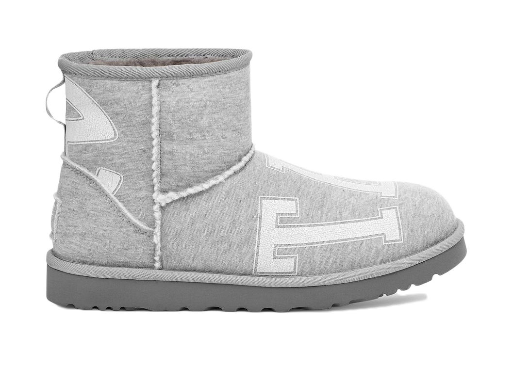 Sneakers og sko UGG Telfar x Fleece Mini Boot "Heather Grey" Grå | 1131290-HGRY/1122992-HGRY, 0