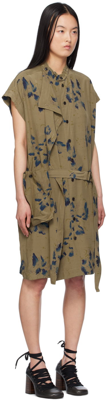 Kjole LEMAIRE Lemaire Asymmetrical Minidress Grøn | DR1063 LF1262, 1
