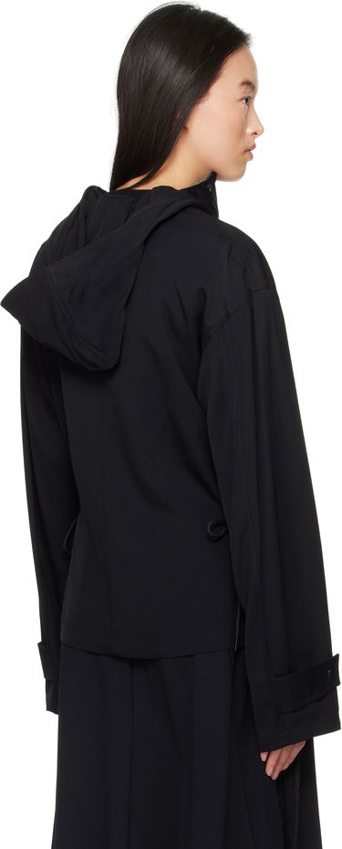 Vindjakke Y-3 Y-3 Rayon Twill Hooded Jacket Sort | JD1760, 2