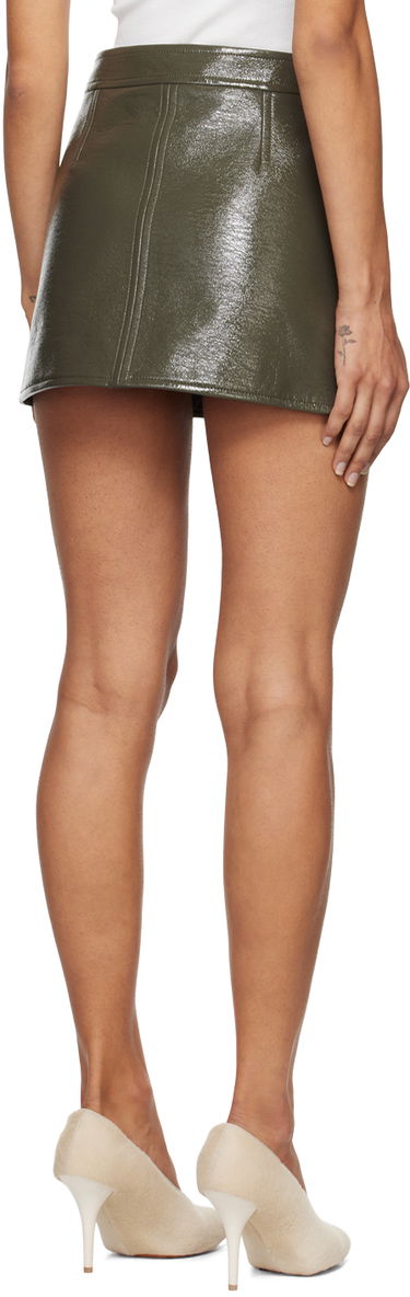 Nederdel Courrèges Reedition Vinyl Miniskirt Grøn | 223CJU001VY0014, 2