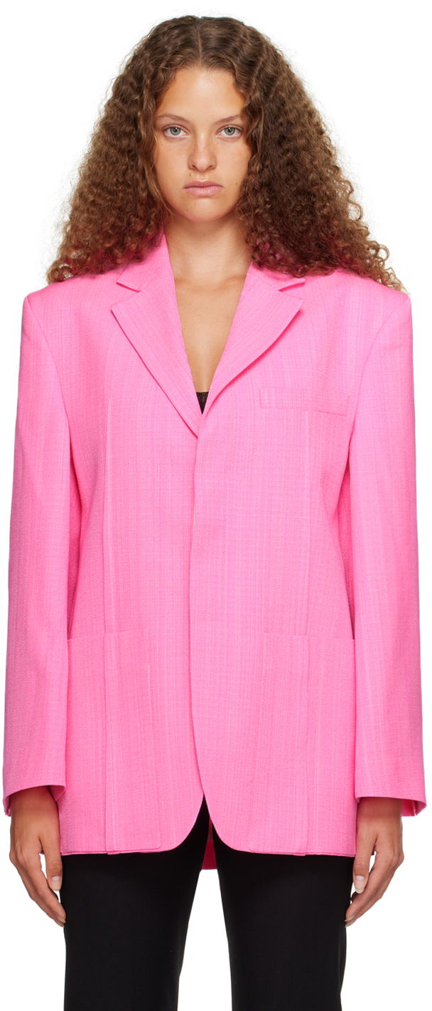Frakker Jacquemus Le Chouchou 'La Veste D'Homme' Lyserød | 22E213JA101-1031, 0