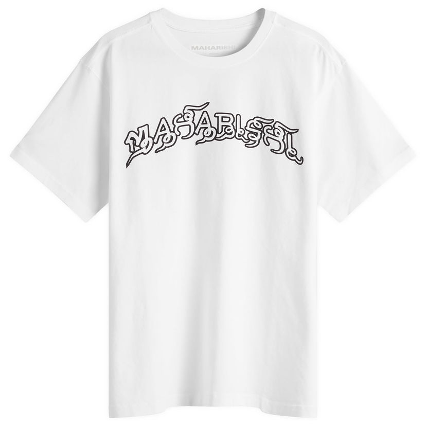 T-shirt Maharishi Maharishi Muay Thai Graphic T-Shirt, Size Large Hvid | 1489-WHT