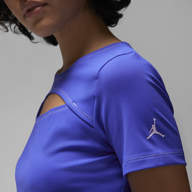 T-shirt Jordan Sport Keyhole T-Shirt Lilla | DX0464-430, 4