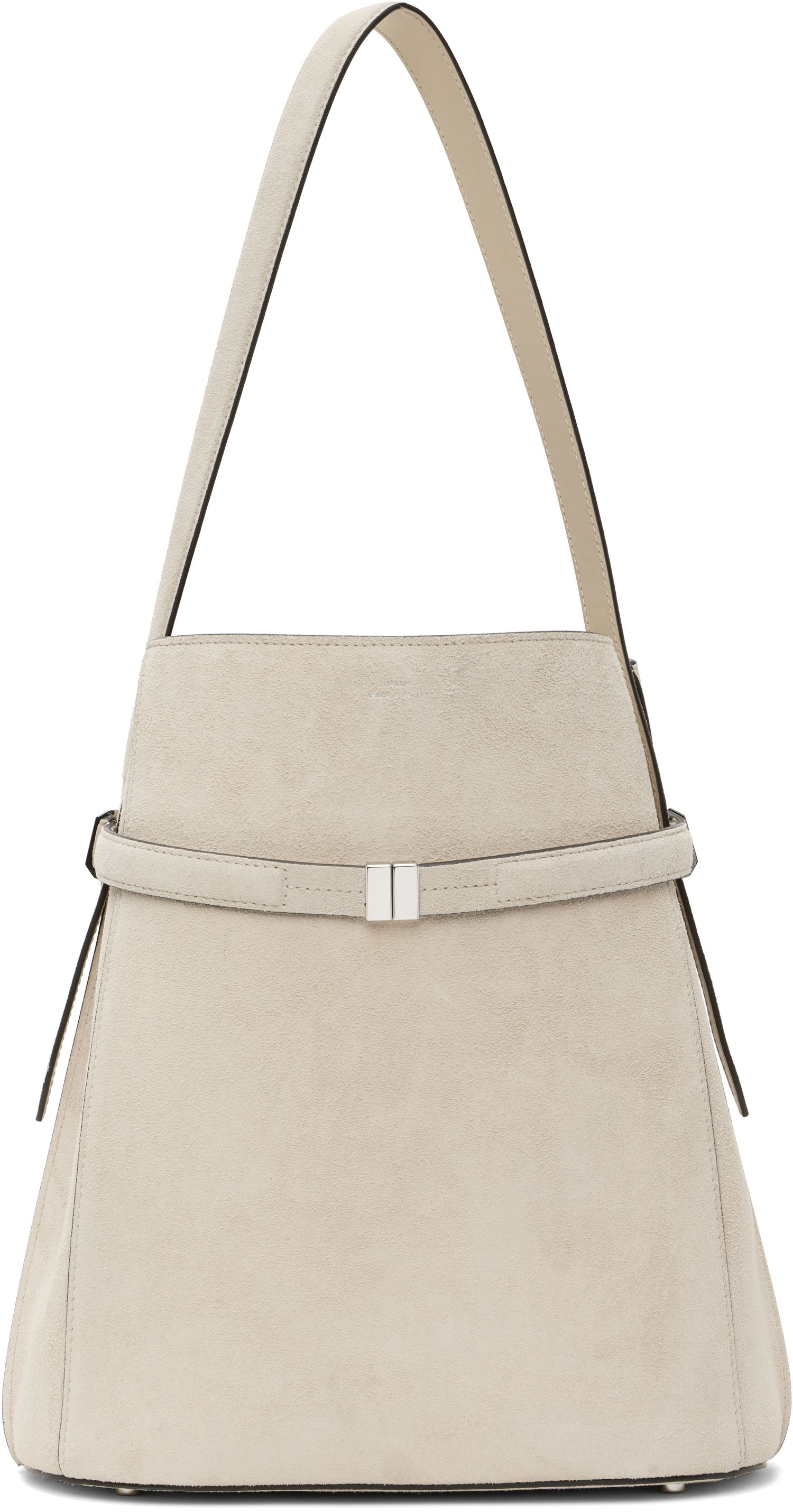 Håndtaske TOTEME TOTEME Belted Suede Bucket Bag Beige | 253-WAL0048-LE0004, 0