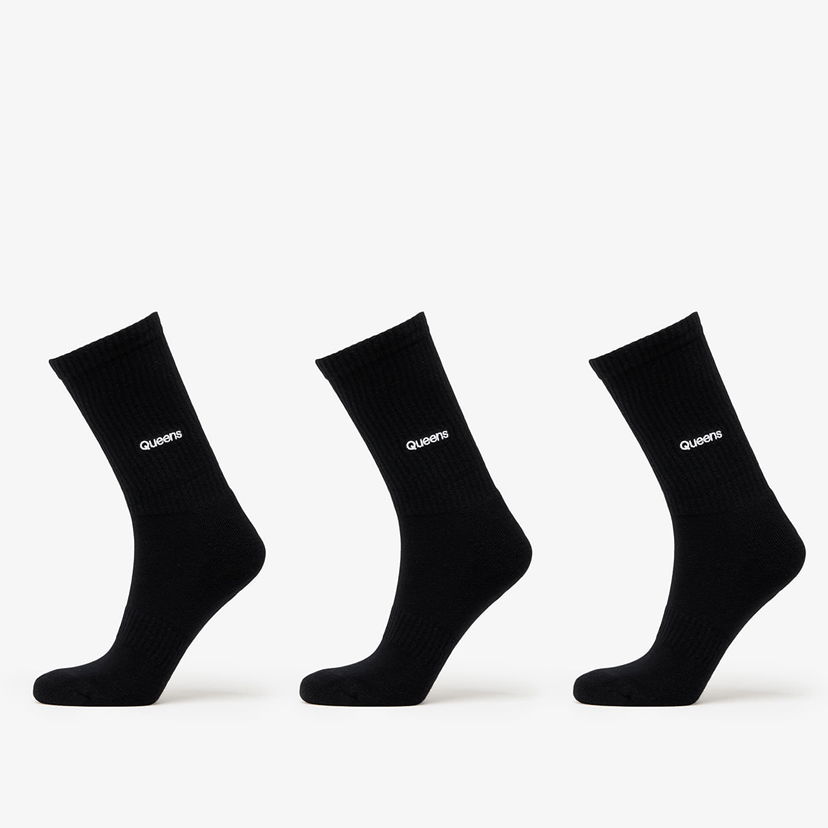 Sokker Queens Crew Socks 3-Pack Sort | QNS_060