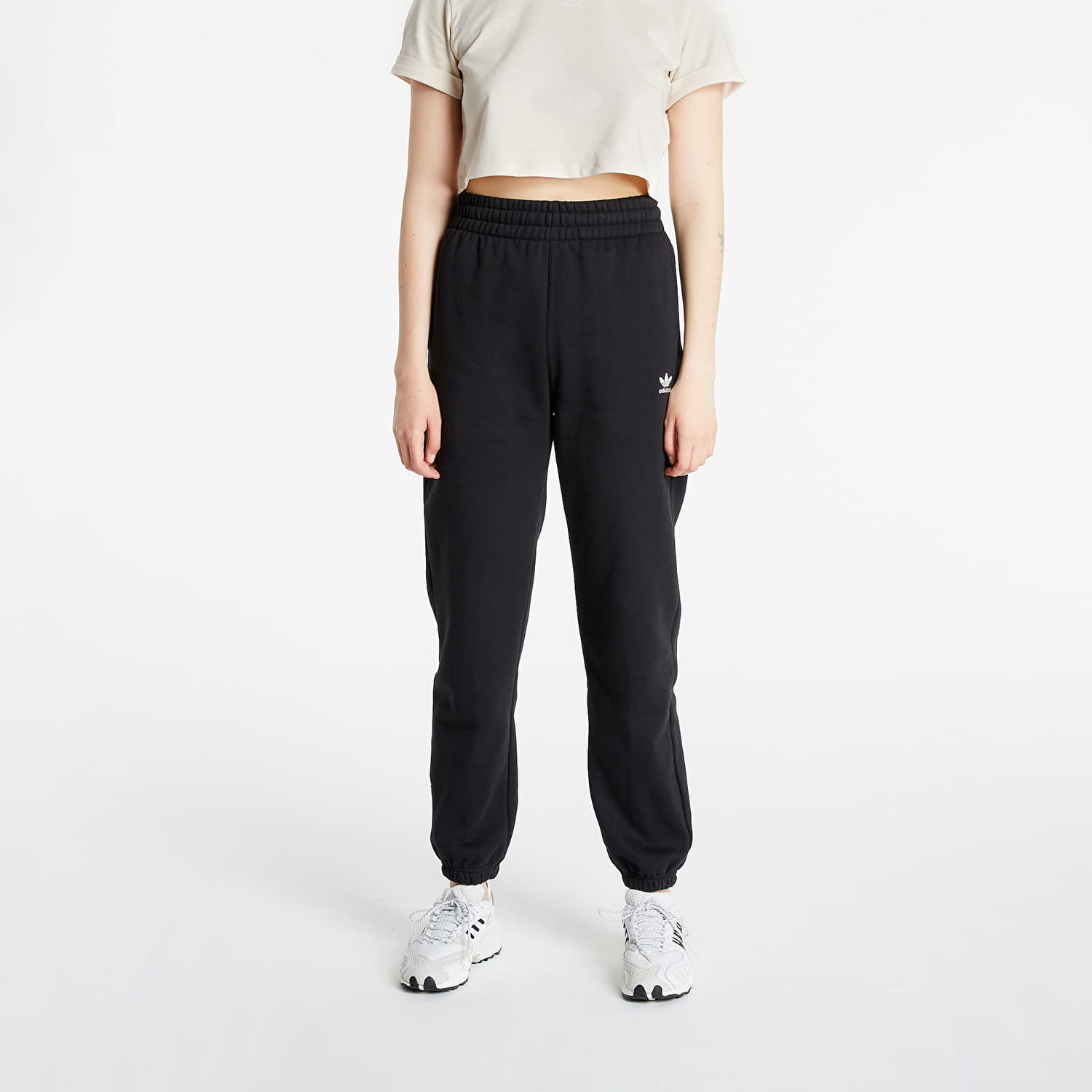 Joggingbukser adidas Performance Adicolor Essentials Fleece Pants Sort | H06629, 0