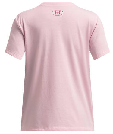T-shirt Under Armour Under Armour Bubble Wordmark Short Sleeve T-Shirt Lyserød | 1389765-100, 2