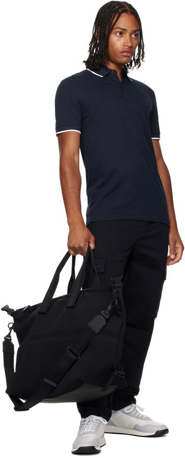 Rejsetaske BOSS BOSS Mixed-Structure Holdall Sort | 50548308, 4
