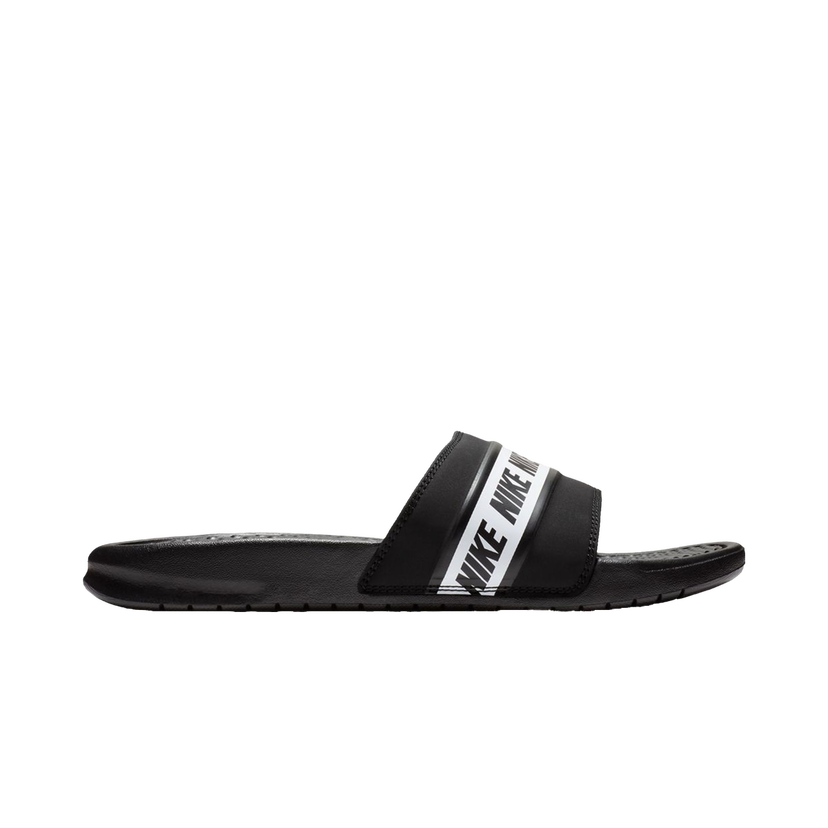 Sneakers og sko Nike Benassi Print Black White Sort | AT0051-001