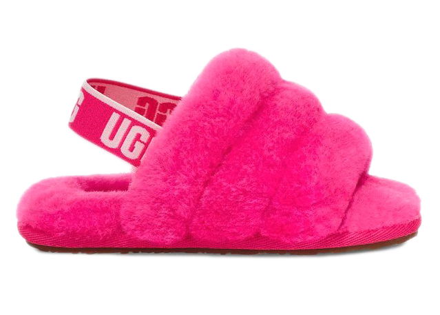 Sneakers og sko UGG Fluff Yeah Slide Rock Rose Lyserød | 1098579T-RCR, 0