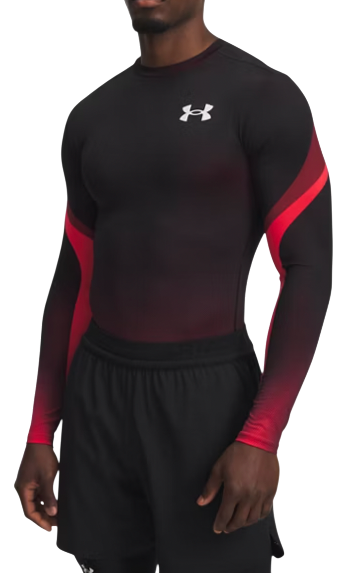 T-shirt Under Armour Under Armour HeatGear Sub Crew Long Sleeve T-Shirt Sort | 6007631-600, 0