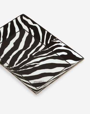 Home decor Dolce & Gabbana Porcelain Zebra Print Trinket Dish Onesize Flerfarvet | TCC199TCAMJUZ003, 1