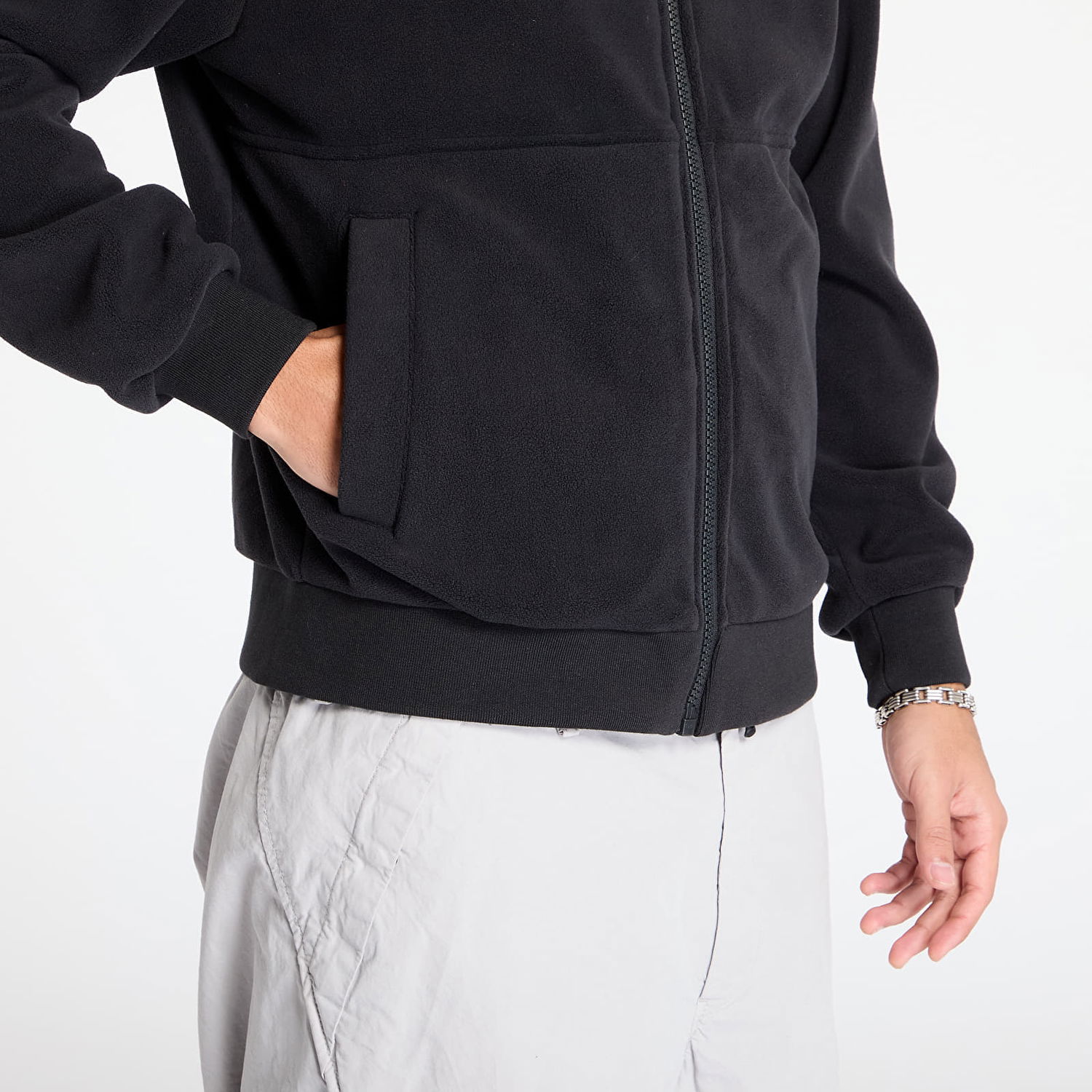 Jakke Urban Classics Polar Fleece Jacket Sort | TB7016-00825, 1