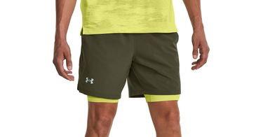 Shorts Under Armour Launch 7'' 2v1 Grøn | 1361497-390, 1