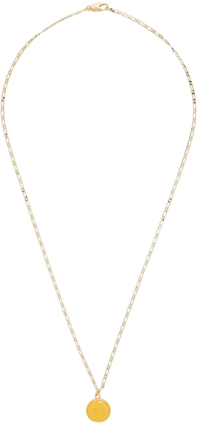 Halskæde We11done Necklace With Yellow Pendant Metalisk | WD-AN0-21-019-U-GD, 0