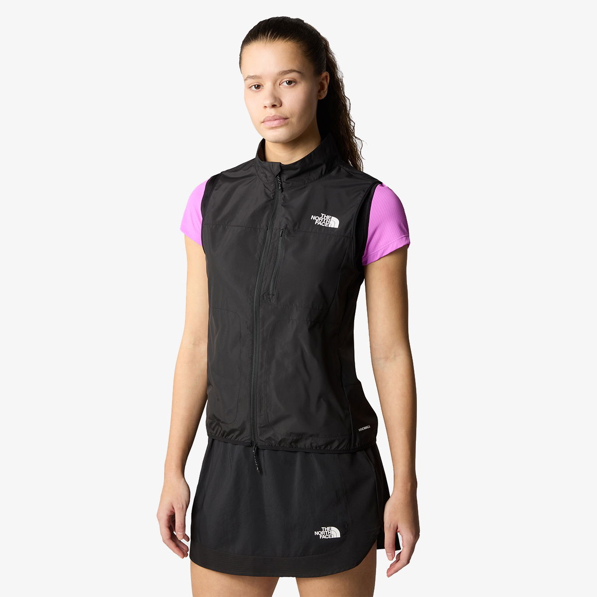 Vest The North Face Higher Run Wind Vest Sort | NF0A871ZJK31, 1