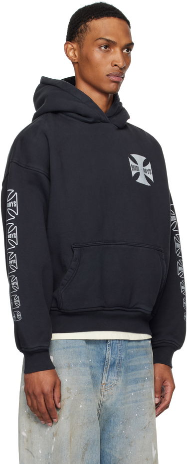 Sweatshirt Rhude Rhude 'Rhude Boys' Hoodie Sort | RHPF25HO06012, 1