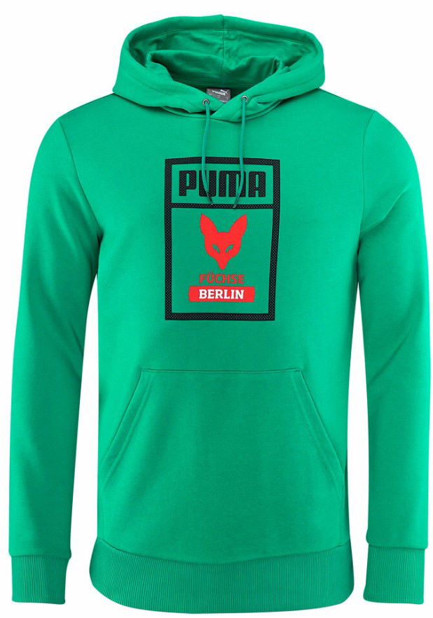 Sweatshirt Puma Hoodie With Logo And Print Grøn | 686323-01
