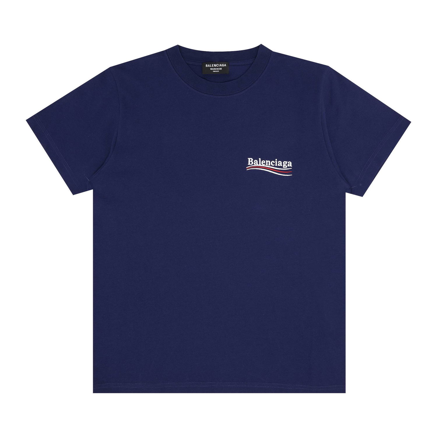 T-shirt Balenciaga Small Fit T-Shirt Mørkeblå | 620967 TKVJ1 1195, 1