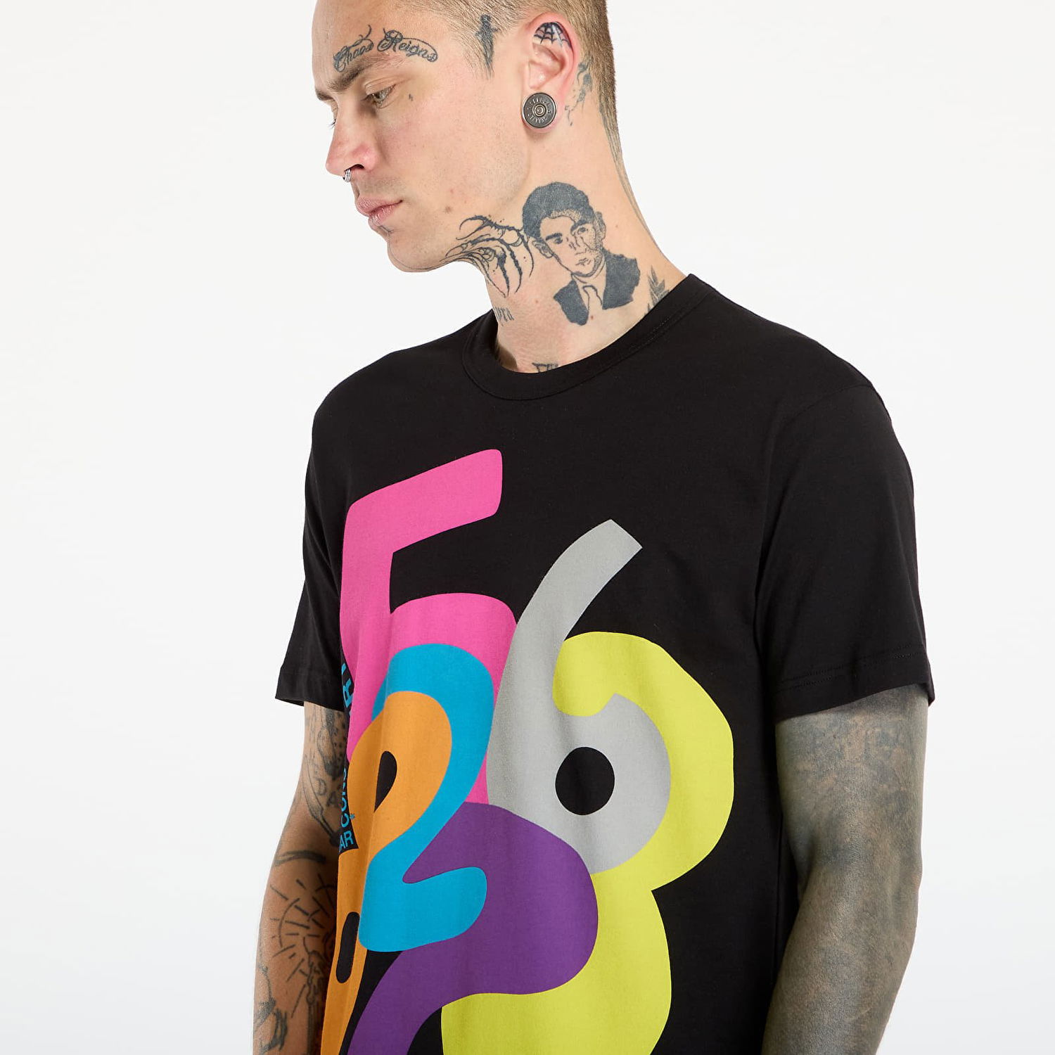 T-shirt Comme des Garçons Comme des Garçons SHIRT T-Shirt With Graphic Print Flerfarvet | FP-T001-W25 Black, 1