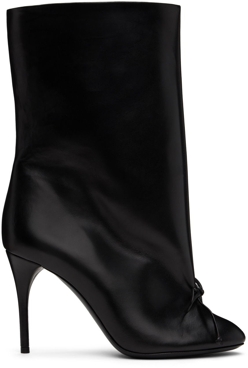 Kjole Alaïa ALAÏA Decollete Leather Ankle Boots Sort | AA3B096CK122, 0