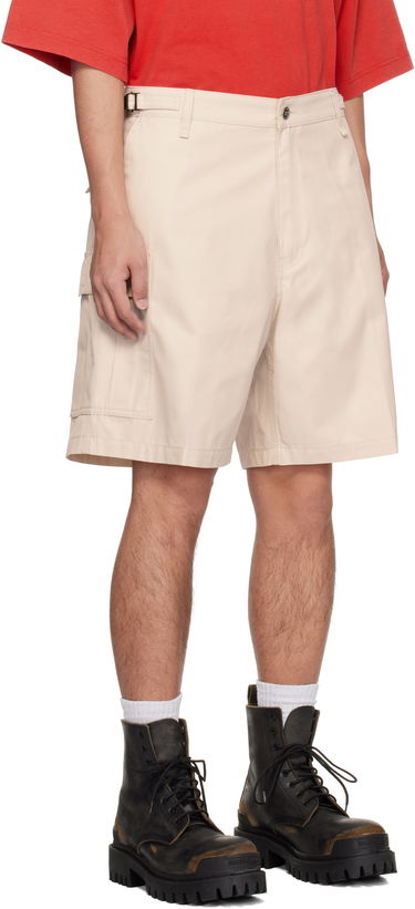 Shorts VETEMENTS Vetements Twill Cargo Shorts Beige | UA66SS520S, 1