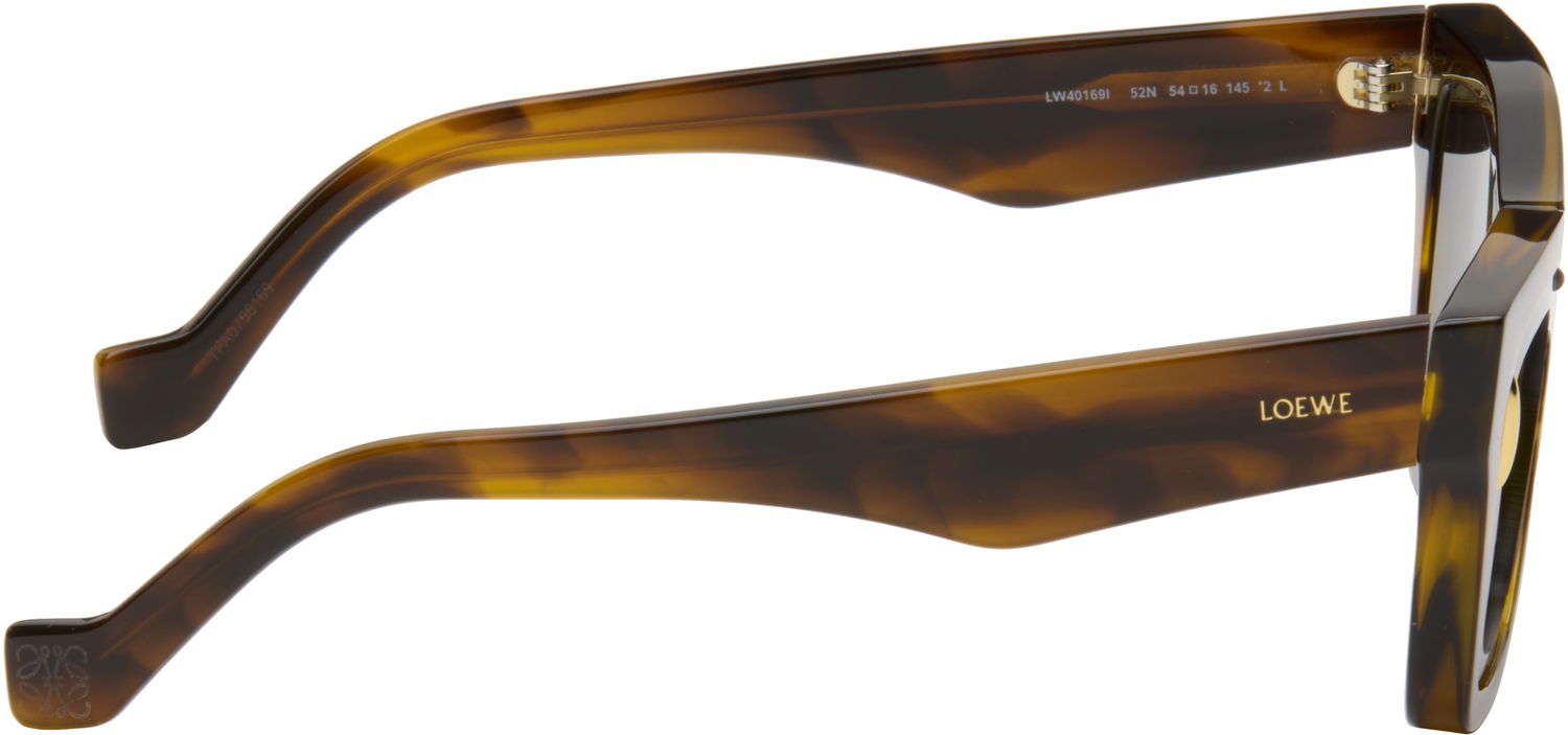 Solbriller Loewe Loewe Cinema Double Layer Sunglasses Brun | LW40169IM5452N 840126861419, 1