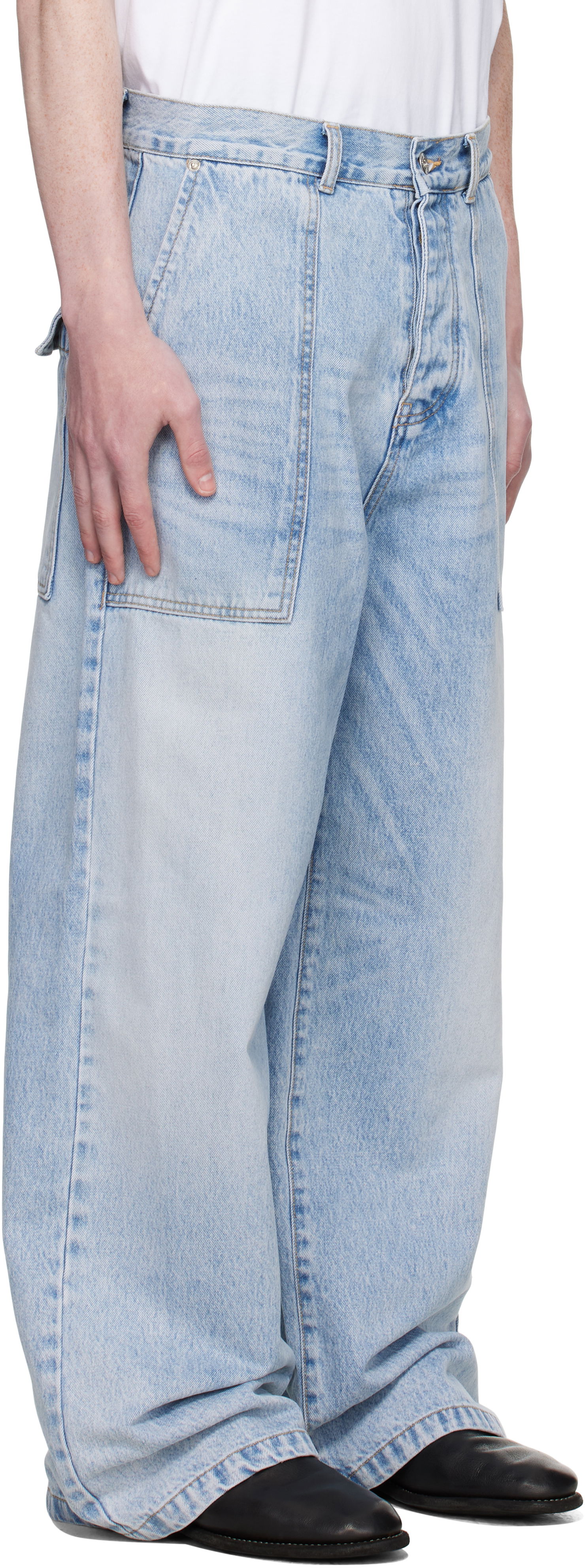 Jeans We11done We11done Carpenter Jeans Blå | WD-DP2-25-343-M-SK, 1