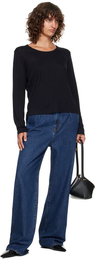 Jeans Loulou de Saison Loulou de Saison Attu Pleated Jeans Blå | ATTU LDS, 3