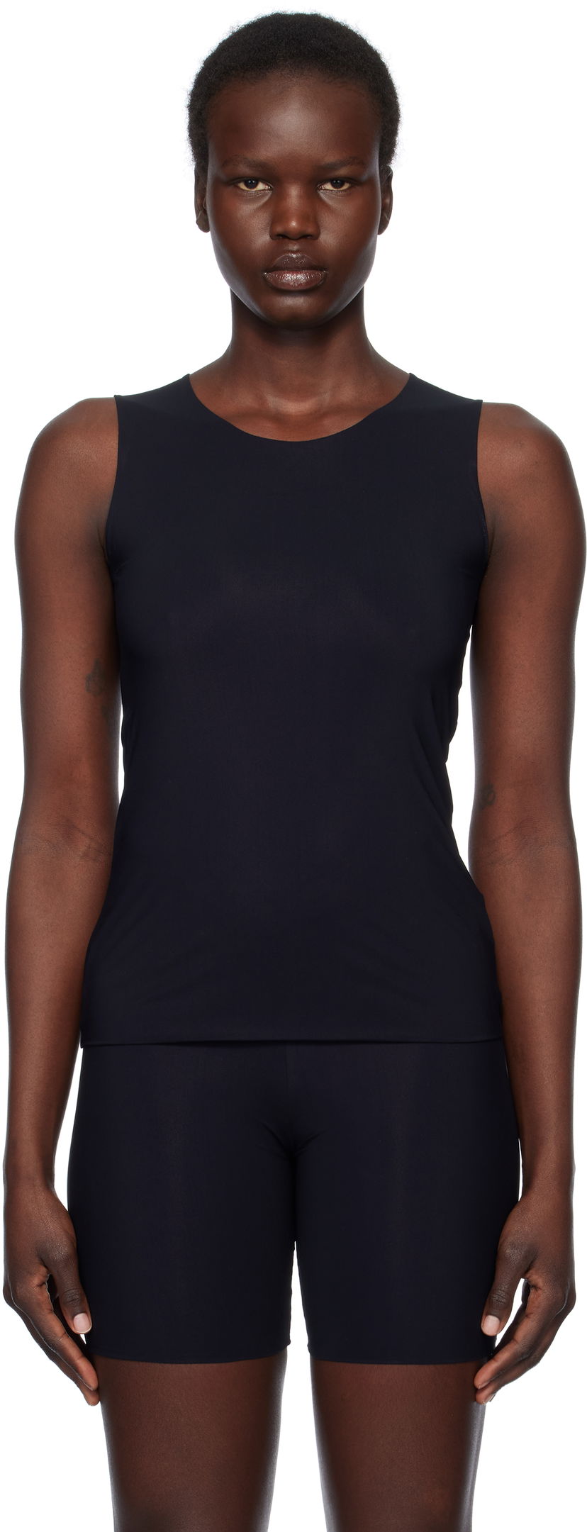 Tanktop Jil Sander Jil Sander Nylon Tank Top Sort | J01NC0016_J70026