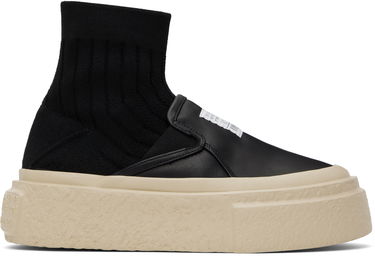 Sneakers og sko Maison Margiela MM6 Maison Margiela Knit Sock Platform Sort | S59WS0232 P8087, 0