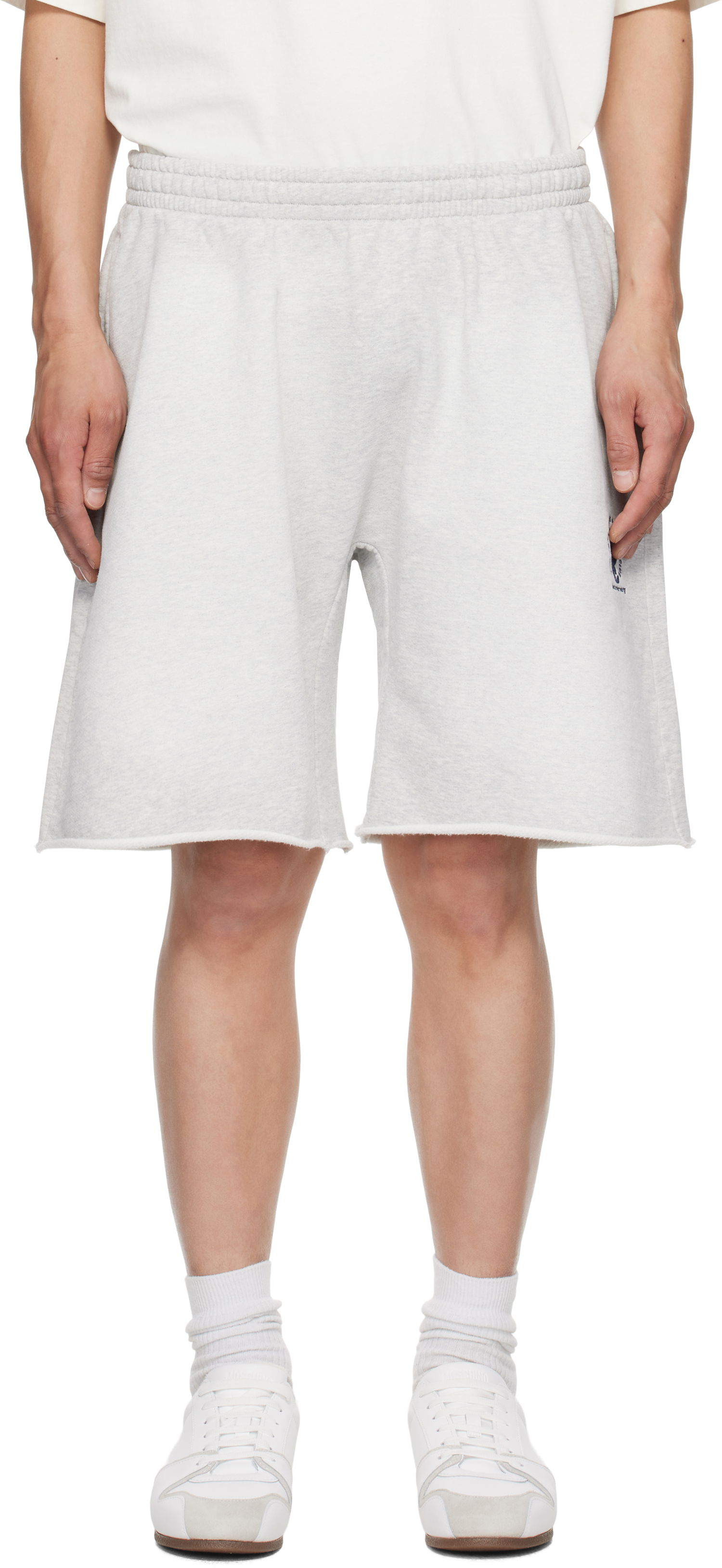 Shorts Alexander Wang Alexander Wang Oversized Cotton Terry Sweat Shorts Grå | UCC2254118, 0