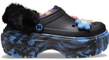 Sneakers og sko Crocs Happy Socks X Stomp Lined Clogs Sort | 211797-0NQ, 0