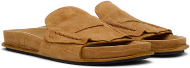 Badetøj Jacquemus Jacquemus Suede Loafer Sandals Brun | 25E251FO172-4355, 3