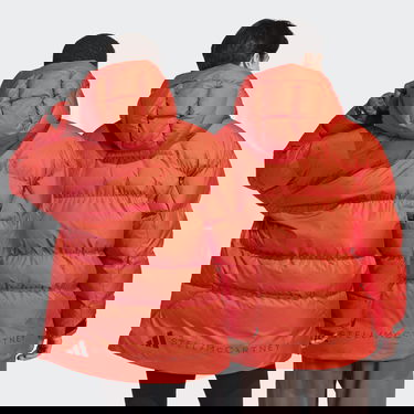 Puffer jakke adidas Originals Stella McCartney x Mid-Length Padded Winter Jacket Rød | IA9125, 5