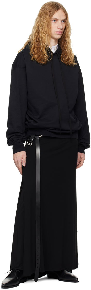 Sweatshirt Ann Demeulemeester Ann Demeulemeester Ollie Printed Comfort Hoodie Sort | 2402-M-JSW01-37-FA185-099, 3