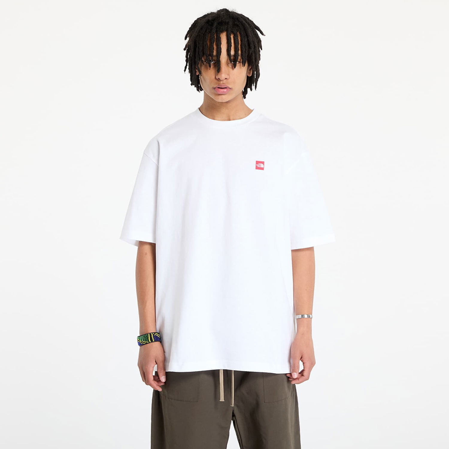T-shirt The North Face North Face Axys Oversized Short Sleeve T-Shirt Hvid | NF0A8C1RFN41, 0