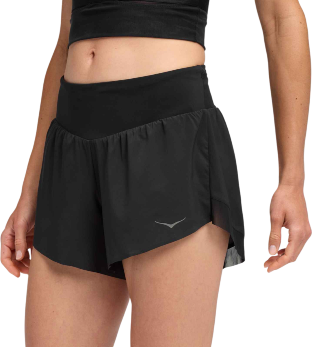 Shorts Hoka One One Hoka Glide 4" Shorts Sort | 1176974-blk, 0