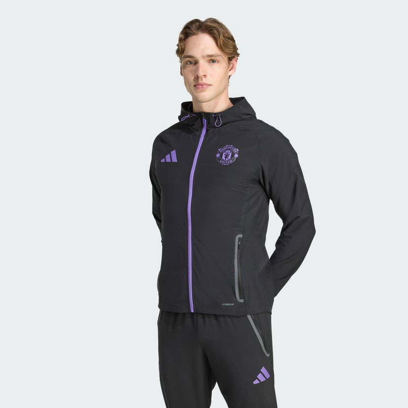 Bukser adidas Performance Manchester United Tiro 25 Competition Vis Travel Pants Sort | JV5351