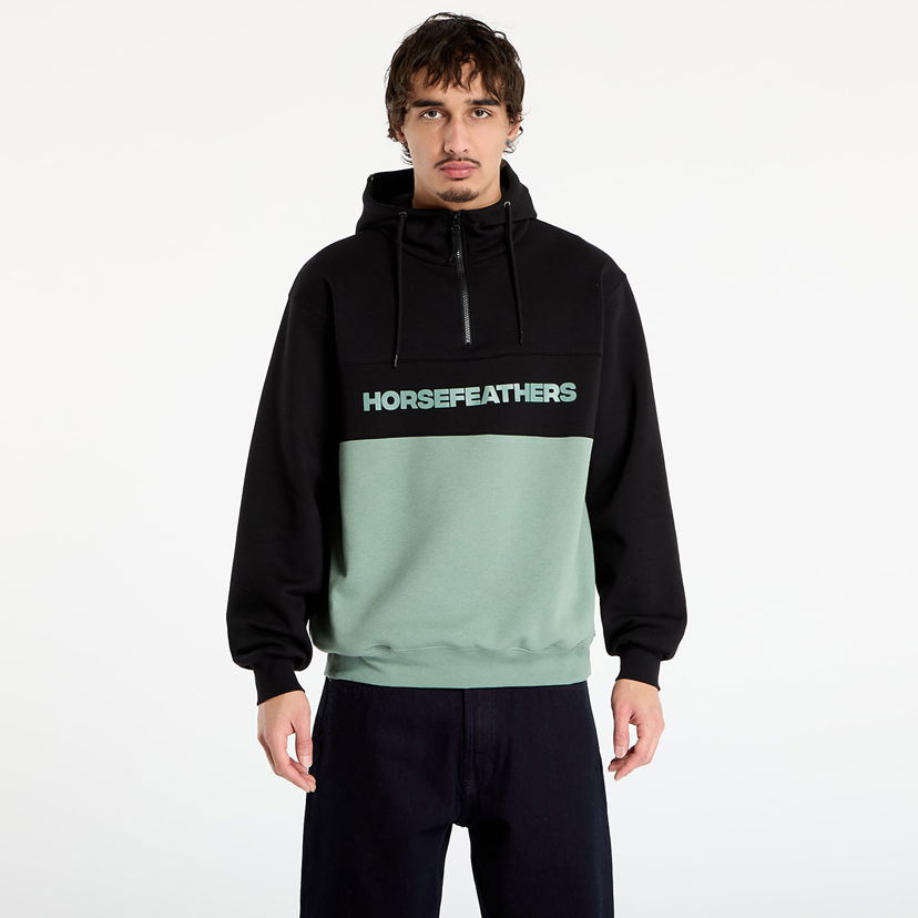 Sweatshirt Horsefeathers Fulton Half-Zip Color-Block Hoodie Flerfarvet | SM1354I