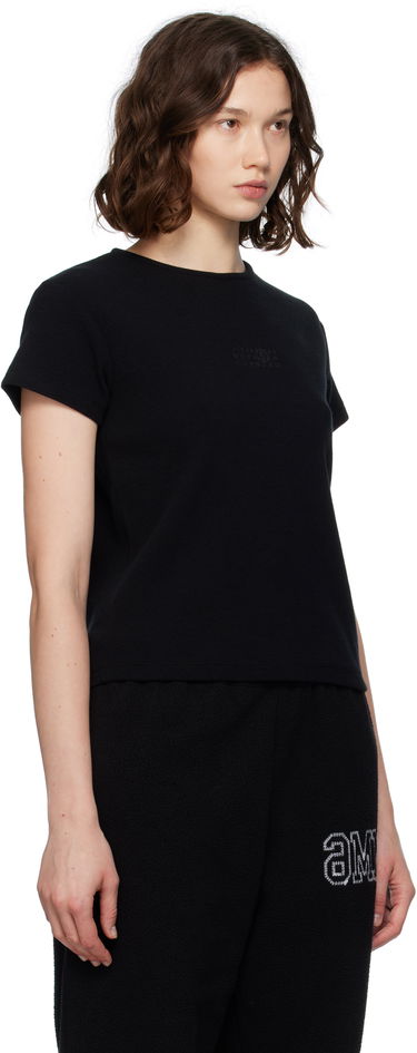 T-shirt Maison Margiela MM6 Maison Margiela Ribbed T-Shirt Sort | S52GC0357 M20122, 1