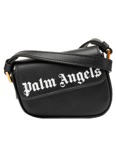 Skuldertaske Palm Angels Mini Crash Bag Sort | PWNX003F22LEA0011001