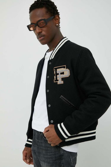 Jakke Filling Pieces bomber Sort | 81422201863, 0