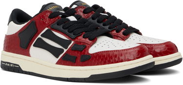 Sneakers og sko AMIRI Snake Skel-Top Low Hvid | AMFOSR1104, 3