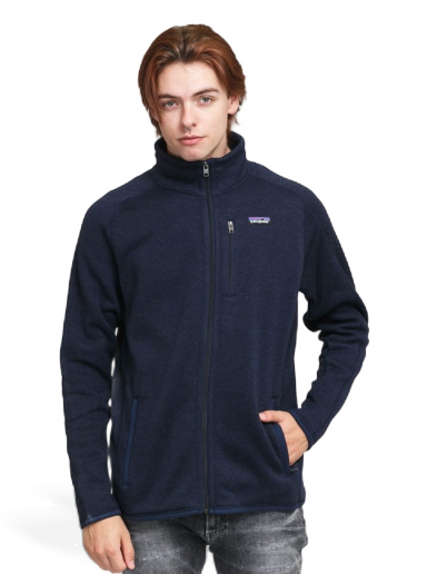Sweatshirt Patagonia Better Sweater Jacket Mørkeblå | 25528 NENA