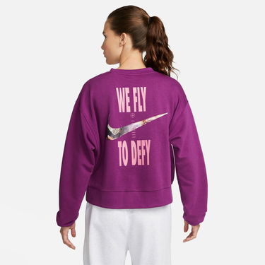 Sweatshirt Nike Dri-FIT Swoosh Fly Standard Issue Wmns Crewneck Lilla | DQ6817-503, 2