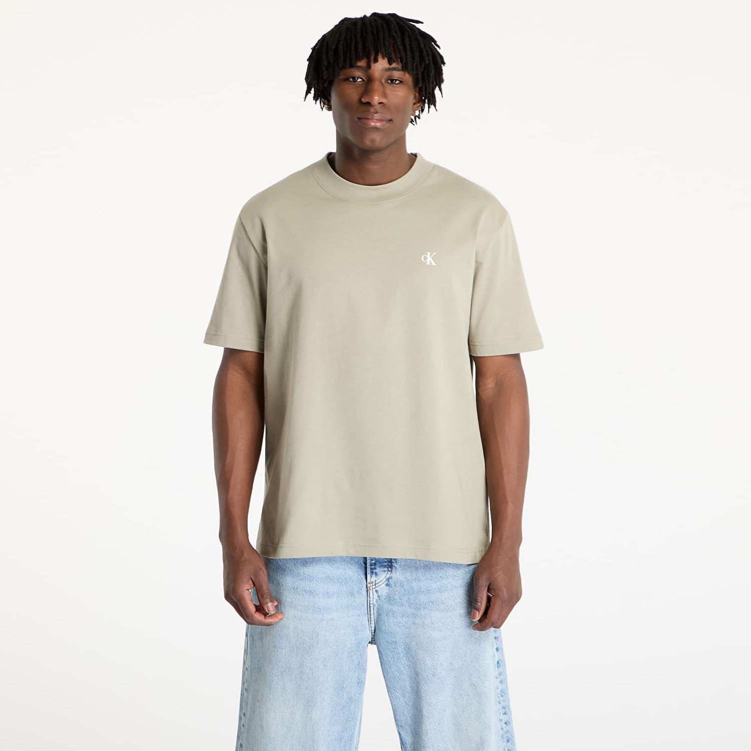 T-shirt CALVIN KLEIN Calvin Klein Jeans Painted T-Shirt Beige | J30J327523 PCZ, 0