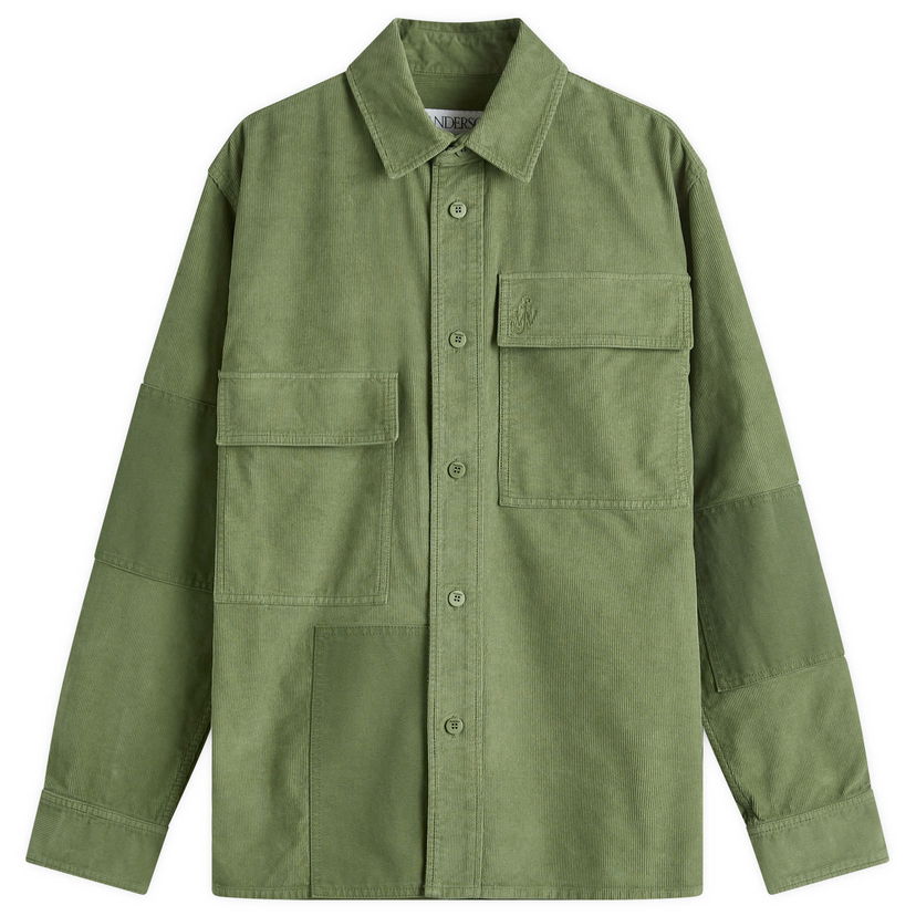 Jakke JW Anderson Patchwork Overshirt Grøn | SH0317-PG1578-591